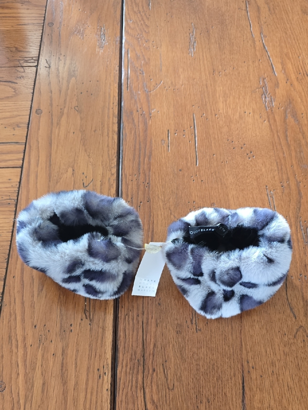 White House Black Market Faux Fur Cuff Liners